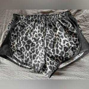PINK Cheetah Print Athletic Shorts